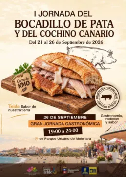 Telde celebra el fin de la I Jornada del Bocadillo de Pata y Cochino Canario