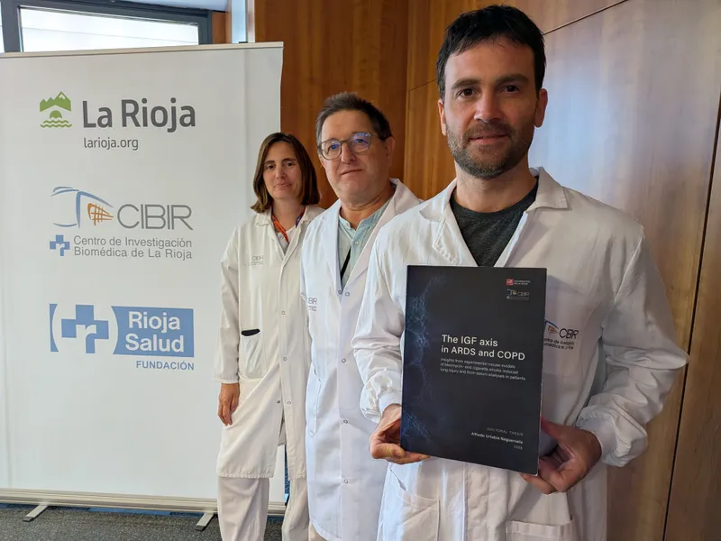 Investigador del CIBIR logra el doctorado 'cum laude' por su tesis sobre enfermedades respiratorias