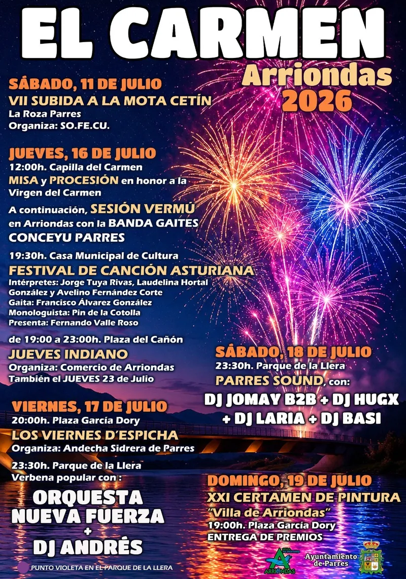 Parres celebra CARMEN 2026 del 16 al 18 de julio