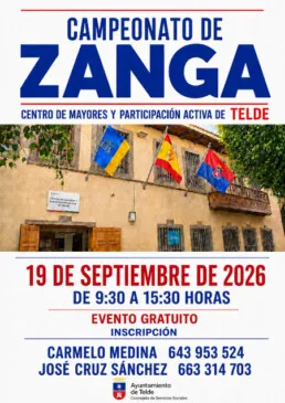 Telde organiza un campeonato de zanga para mayores este sábado