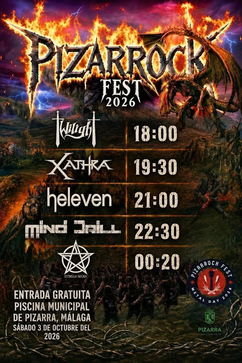Pizarra celebra la II edición del Pizarrock Fest con entrada gratuita