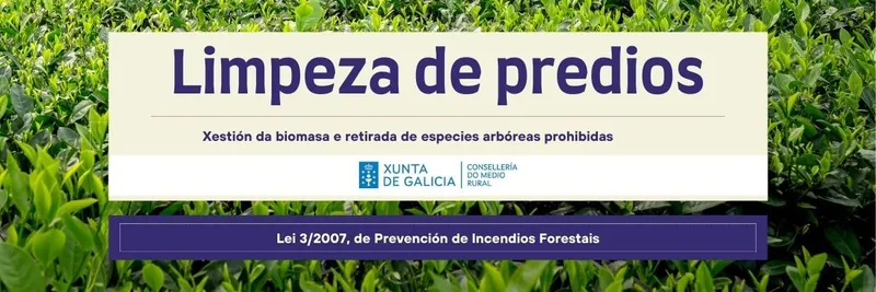 Barbadás recuerda la obligación de limpiar fincas para prevenir incendios forestales