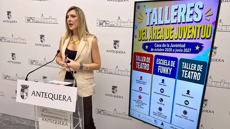 Antequera lanza su programación de talleres culturales para jóvenes 2026-2027