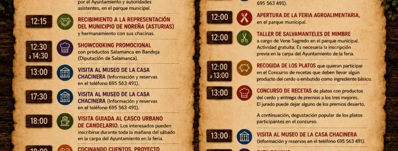 Candelario celebra la II Feria Agroalimentaria del Embutido con un programa completo
