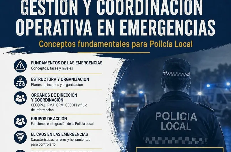 Villena acoge un curso de formación para policías locales sobre gestión de emergencias