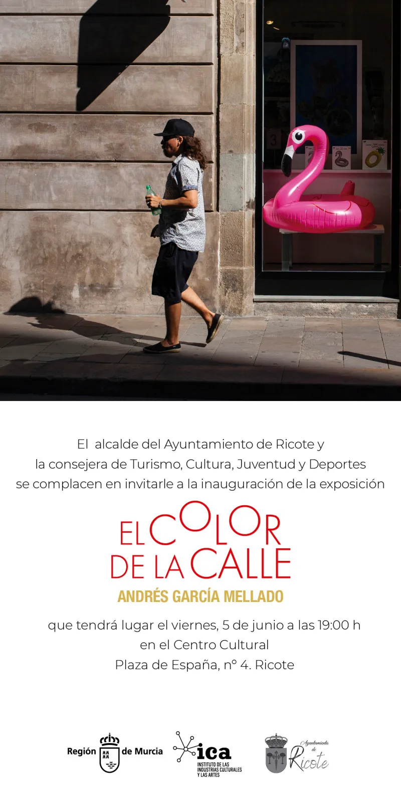 Exposición 'El color de la calle' de Andrés García Mellado llega a Ricote