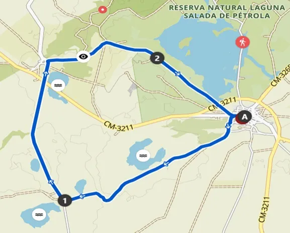 Descubre la ruta circular de senderismo en Pétrola: 13,5 km de naturaleza moderada