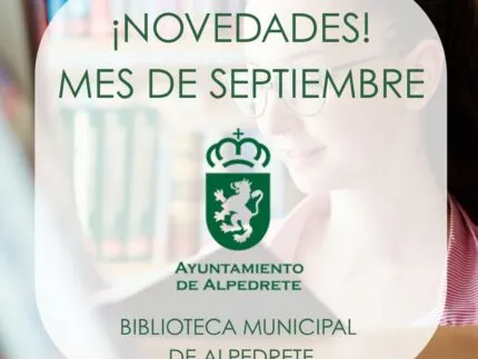 La Biblioteca Municipal de Alpedrete presenta sus novedades de septiembre