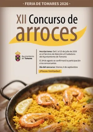 Tomares abre inscripciones para el XII Concurso de Arroces de su Feria