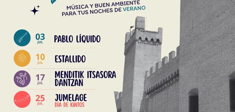 Marcilla celebra el ciclo 'Noches a la Fresca' con el concierto de Estallido