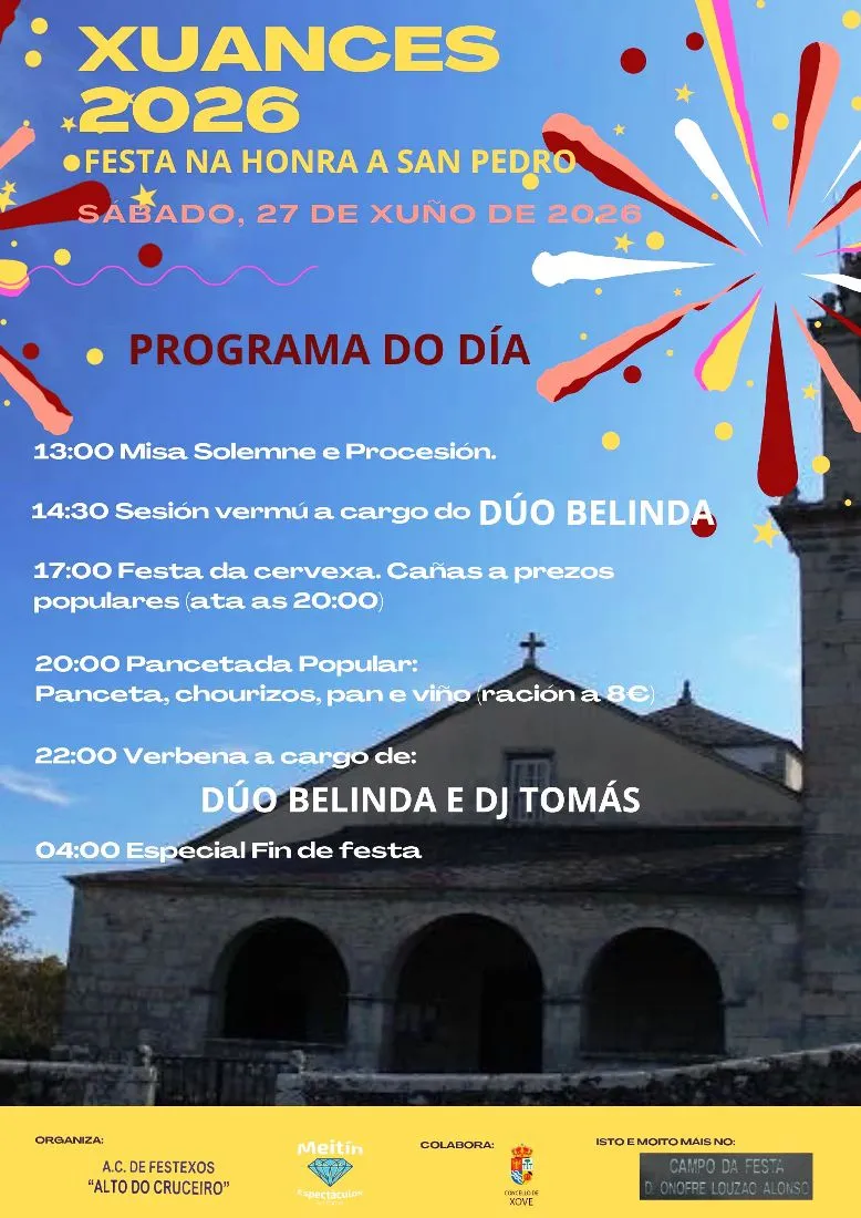 Recuperan la fiesta de San Pedro en Xuances tras casi 30 años de ausencia