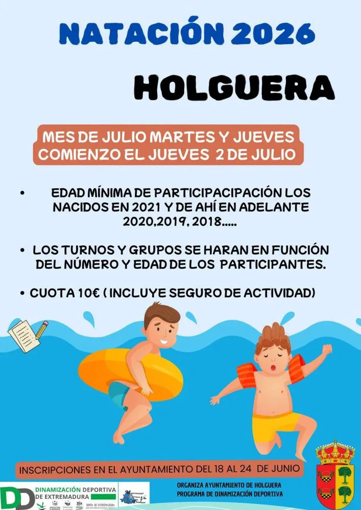 Holguera celebra la competición de natación 'Natación 2026'
