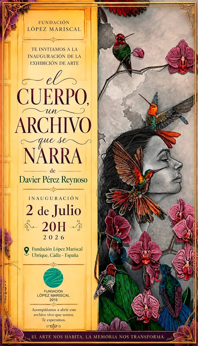 Davier Pérez expone en Ubrique su visión del cuerpo como archivo de memoria