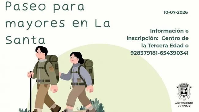 Tinajo organiza un paseo para mayores con motivo de las fiestas de La Santa
