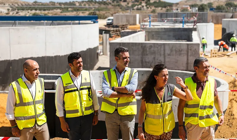 La EDAR de Mojácar avanza al 75% con una inversión de 19 millones de euros de la Junta de Andalucía