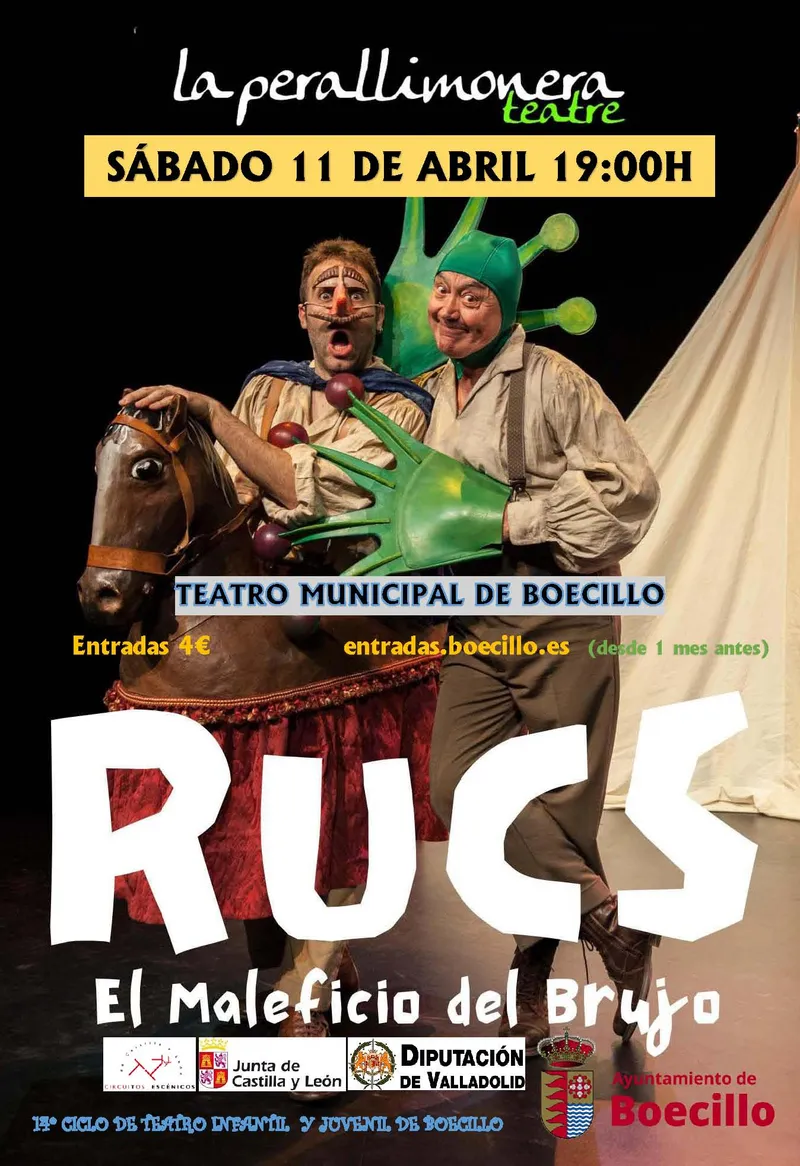Boecillo acoge la obra de teatro familiar 'Rucs, el maleficio del brujo'