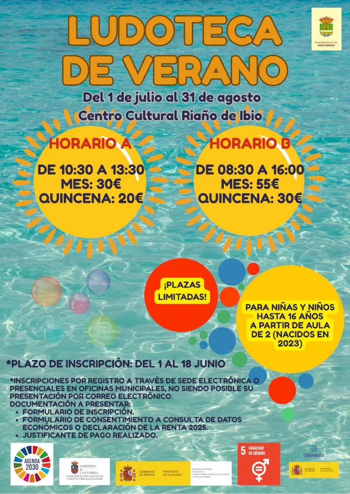 Mazcuerras lanza su ludoteca de verano para facilitar la conciliación familiar