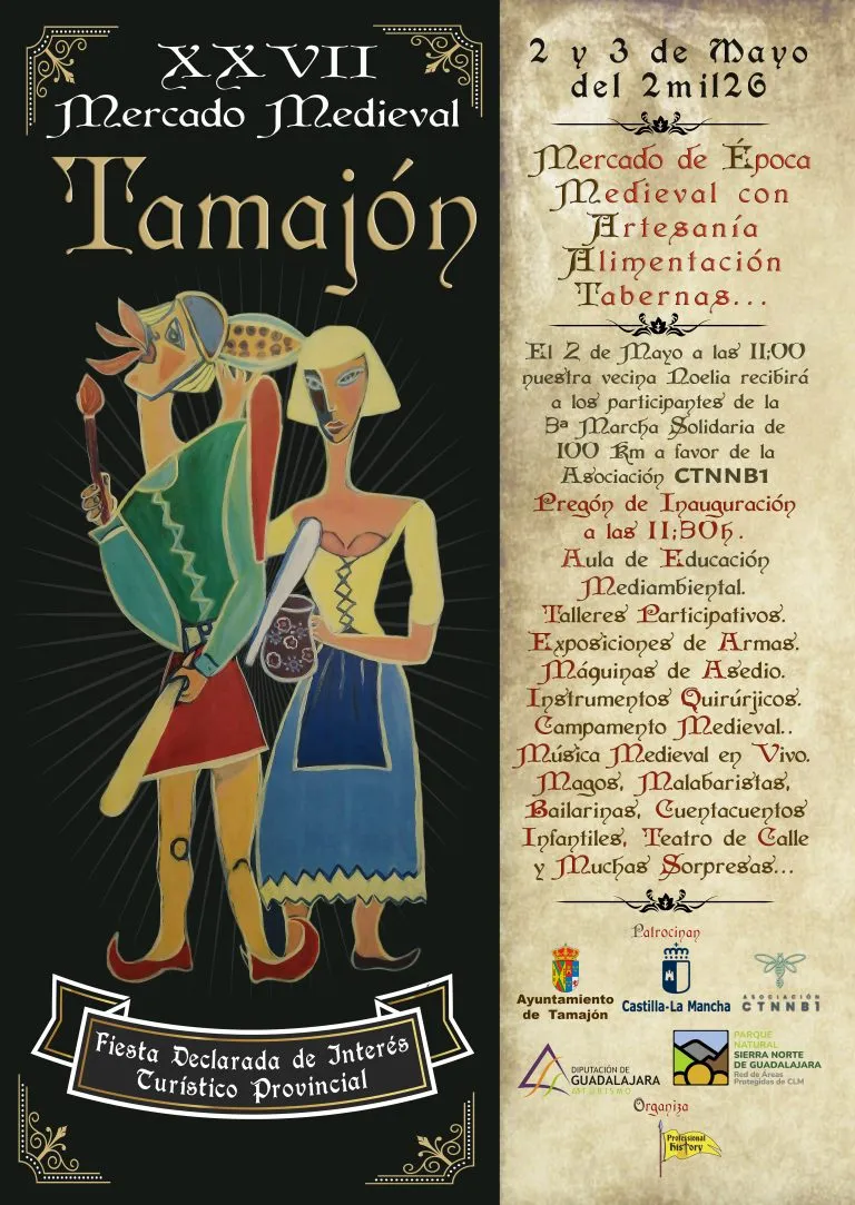 Tamajón revive su pasado medieval con la fiesta de Interés Turístico Provincial
