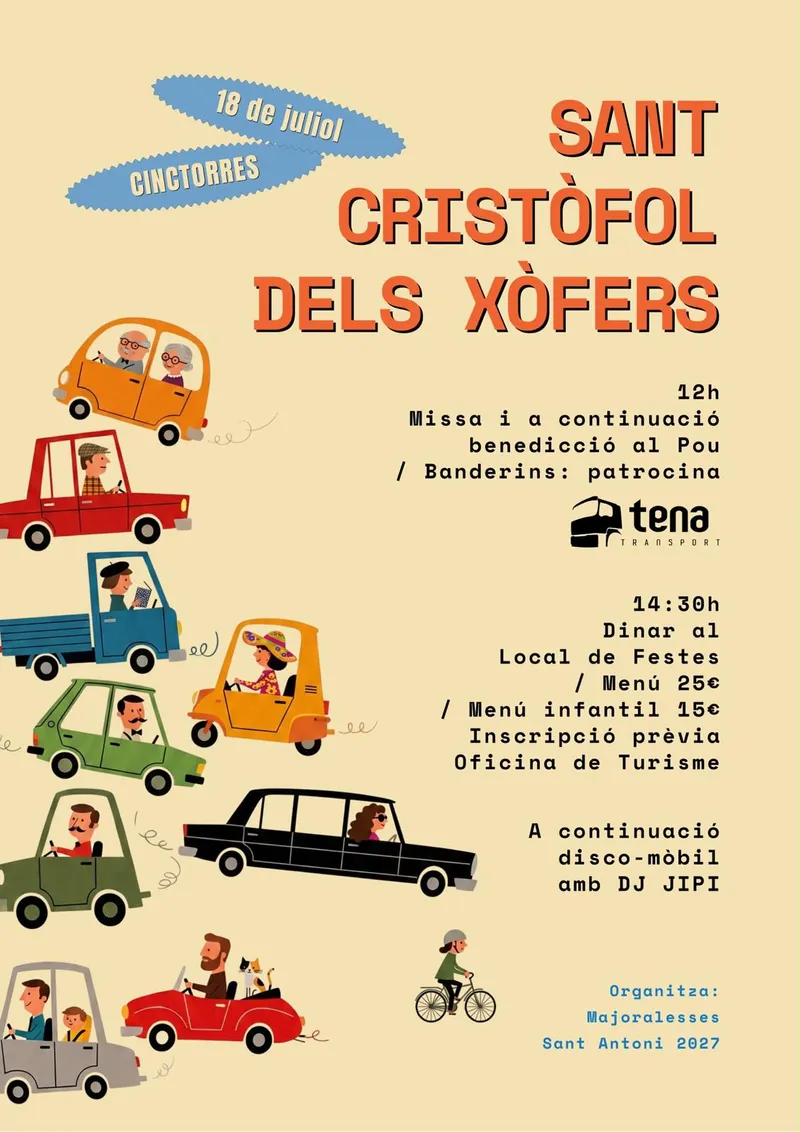 Cinctorres celebra la festividad de Sant Cristóbal con comida popular y actividades