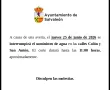 Corte de agua en Salvaleón el 25 de junio por obras