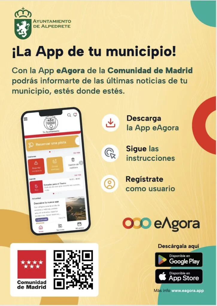 Alpedrete estrena eAgora para acercar el Ayuntamiento a los vecinos a través del móvil