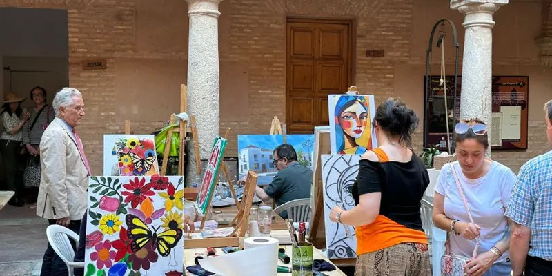 La Universidad Popular de Almagro exhibe el talento de sus alumnos en una demostración de talleres