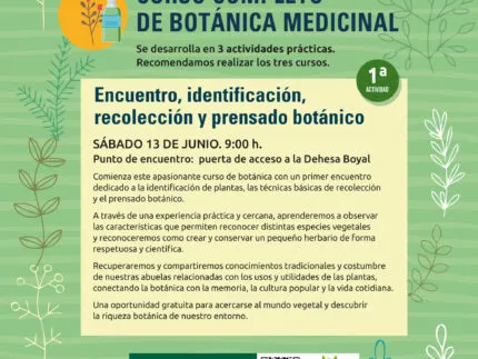 Alpedrete celebra un curso gratuito de botánica medicinal en la Dehesa Boyal