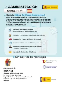Reinosa acerca la administración electrónica a sus vecinos con una jornada gratuita