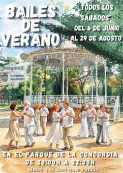 El parque de La Concordia acoge bailes de verano para mayores los sábados