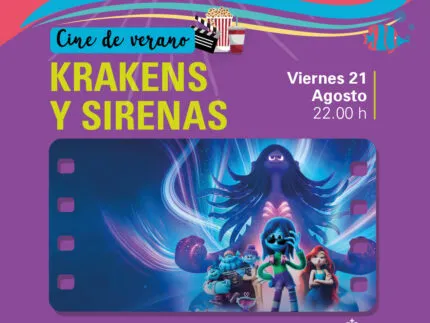 Alpedrete proyecta 'Krakens y Sirenas' en su ciclo de cine de verano