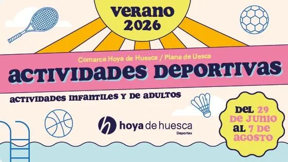 La Comarca de la Hoya de Huesca abre preinscripción para sus actividades deportivas de verano