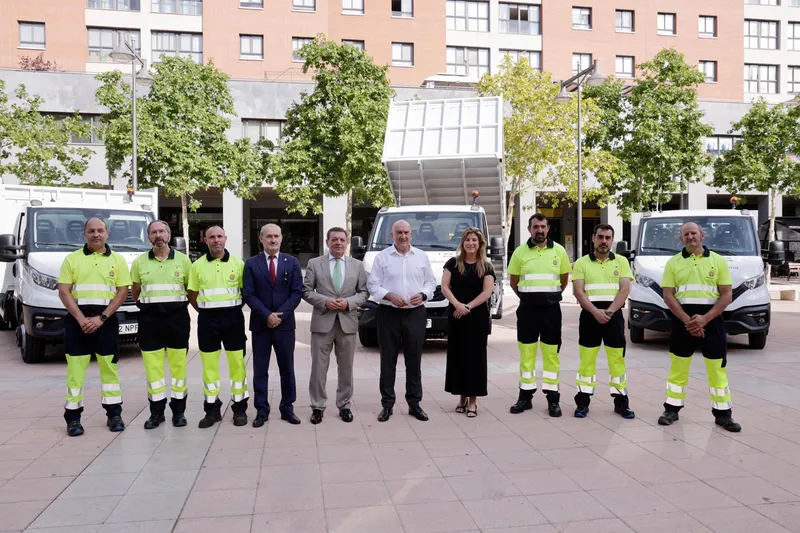 Valladolid refuerza su flota de limpieza con seis nuevos vehículos cofinanciados por la Junta