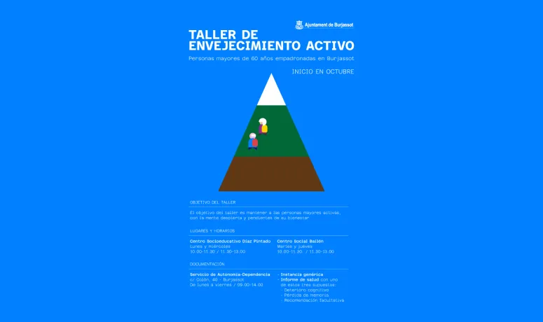 Burjassot impulsa el envejecimiento activo para sus mayores con un nuevo taller