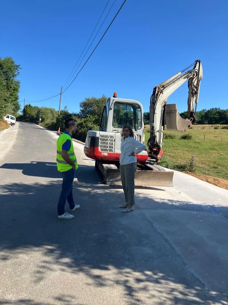 La Diputación de Pontevedra finaliza las obras de mejora en la carretera EP-7203 de Forcarei
