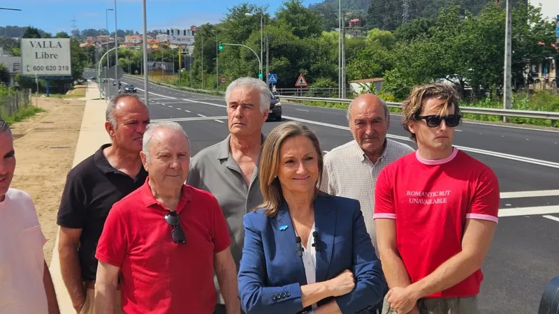 La Deputación de Pontevedra financia la mejora de la Estrada Clara Campoamor en Vigo
