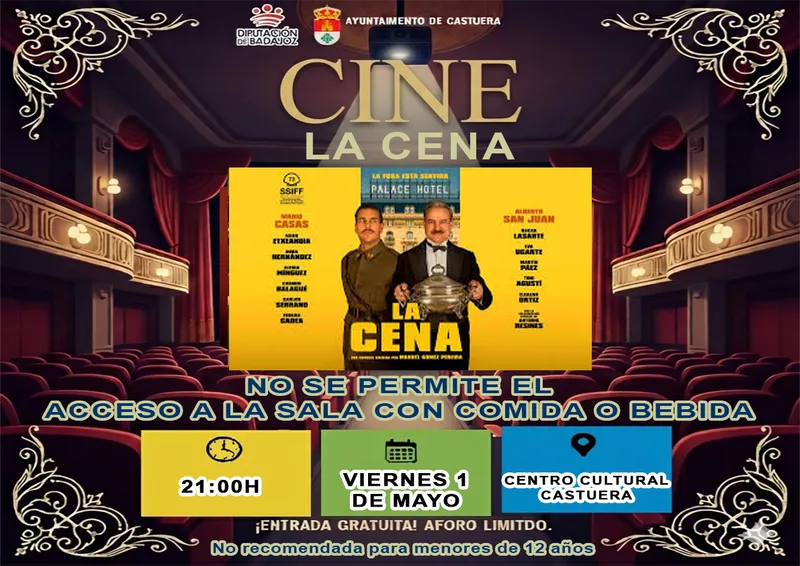 Castuera proyecta la película 'La Cena' este viernes con entrada gratuita