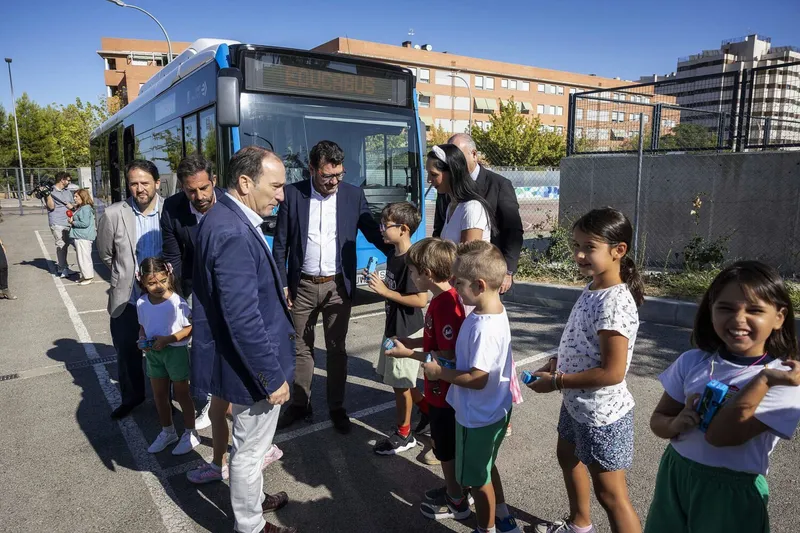 El Educabús de Madrid forma a más de 12.000 escolares en transporte público