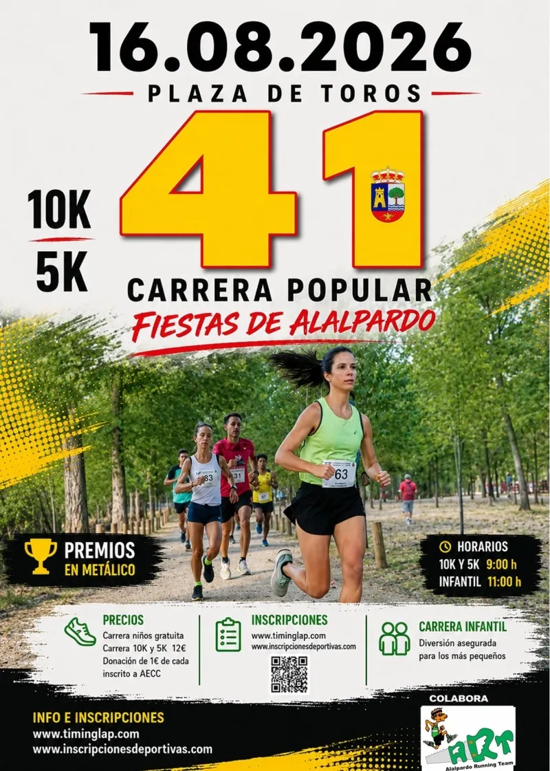 41ª Carrera Popular Fiestas de Alalpardo: inscripciones abiertas