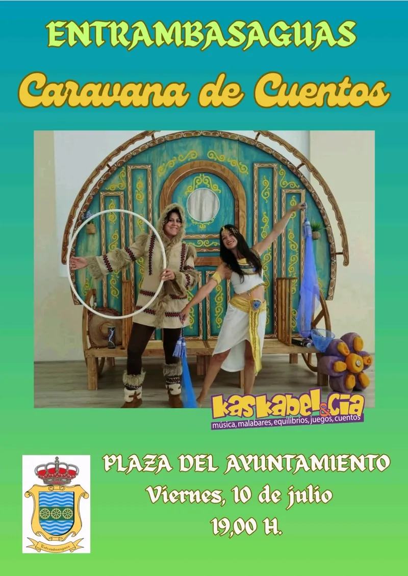 Entrambasaguas celebra la Caravana de Cuentos en la Plaza del Ayuntamiento