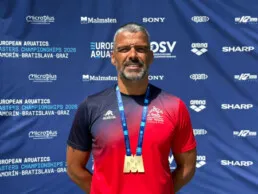 Miguel Santana, campeón de Europa máster de aguas abiertas en 3 kilómetros