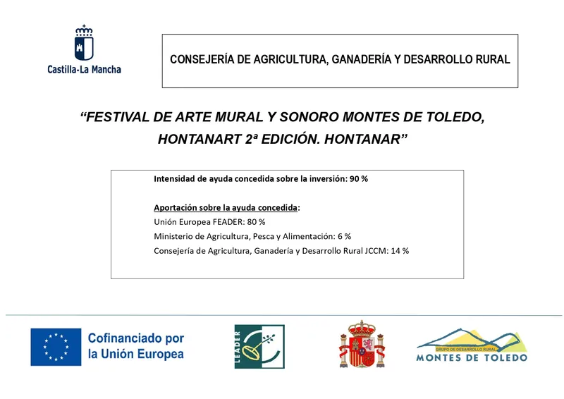 Hontanar celebra la segunda edición del Festival Hontanart de Arte Mural y Sonoro