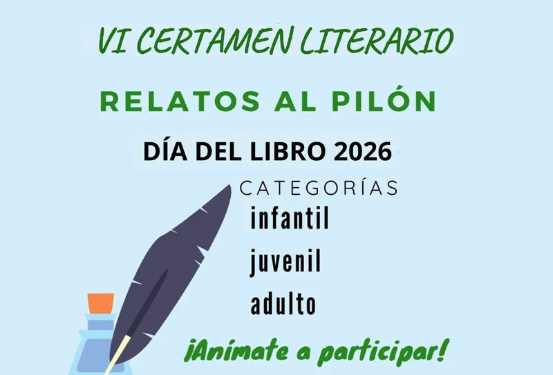 Falces lanza el VI Certamen literario «Relatos al Pilón» para fomentar la escritura y la cultura local