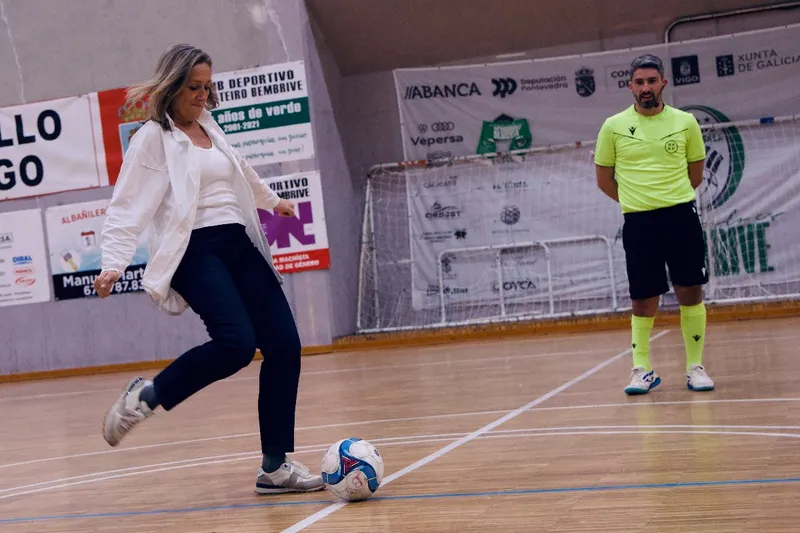Luisa Sánchez impulsa el deporte femenino en la Copa Galicia de fútbol sala