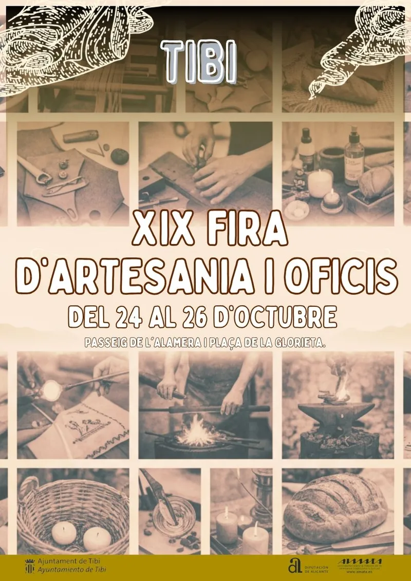 Tibi celebra la Fira d’Artesania i Oficis con un programa de actividades para todos