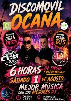 Ocaña celebra este sábado una fiesta con discomóvil y DJs