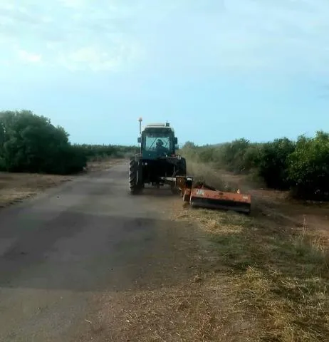 Vinaròs reanuda el desbroce de caminos rurales para mejorar la seguridad vial