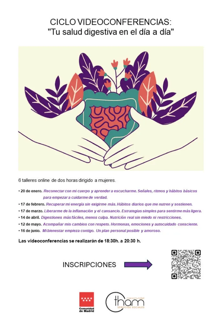 La Mancomunidad THAM organiza un taller online sobre bienestar y alimentación para mujeres