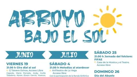 Arroyo de la Encomienda se prepara para un verano cultural y deportivo con múltiples eventos
