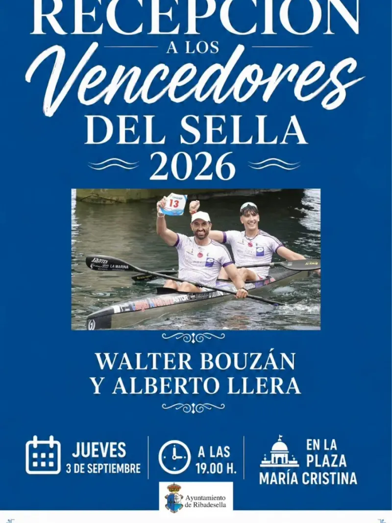 Ribadesella rinde homenaje a los campeones del Descenso del Sella 2026