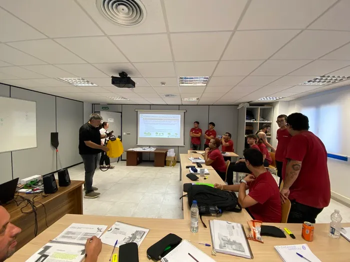 Alumnos de Alcañiz reciben formación en prevención de incendios forestales